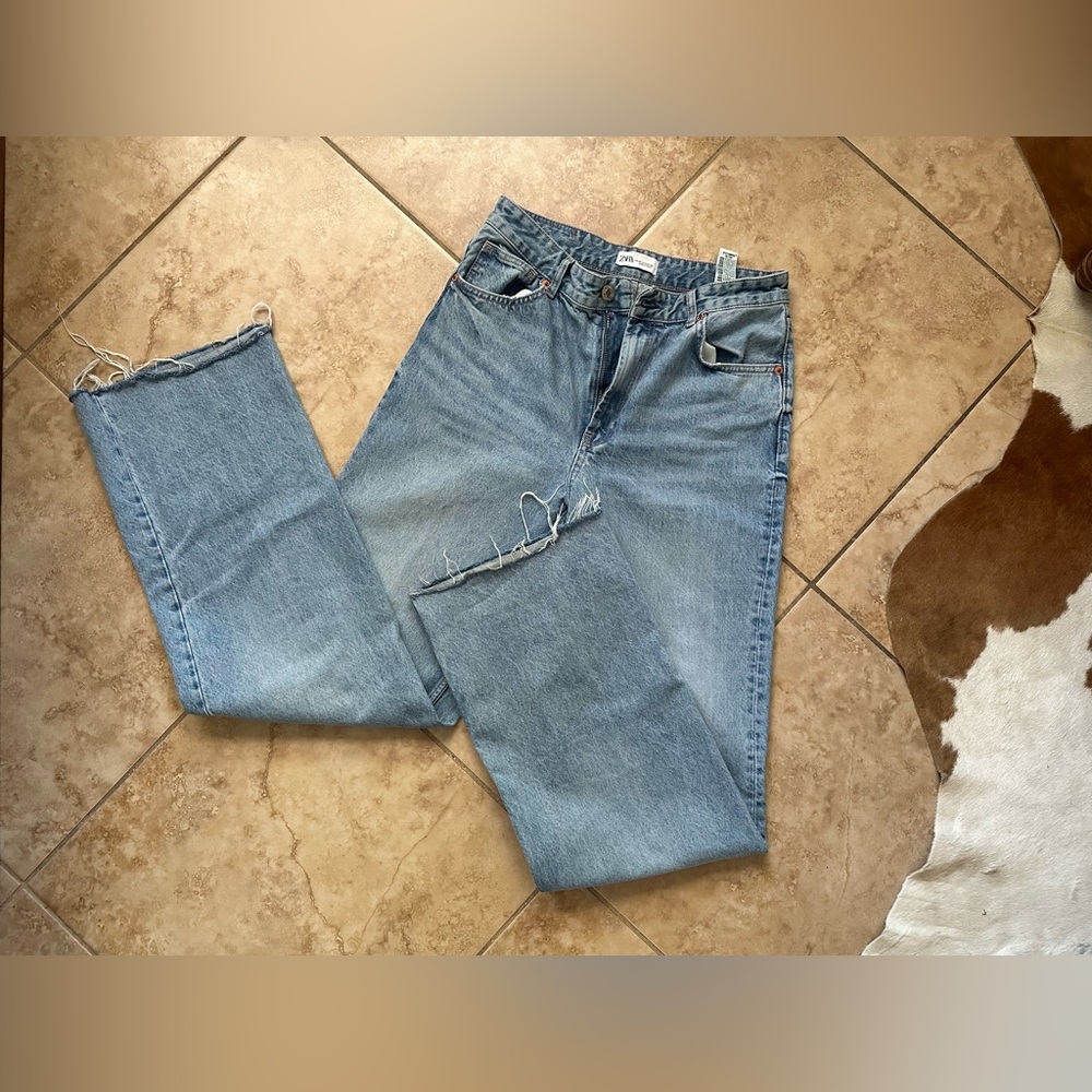 Zara TRF wide leg jeans